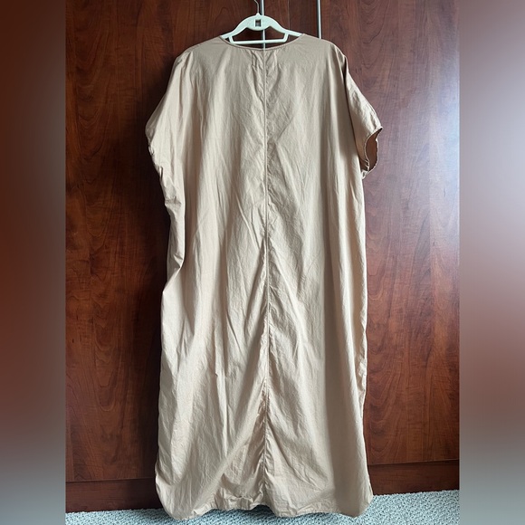 Monica Cordera Maxi Cotton Dress, Nougat - Picture 5 of 9